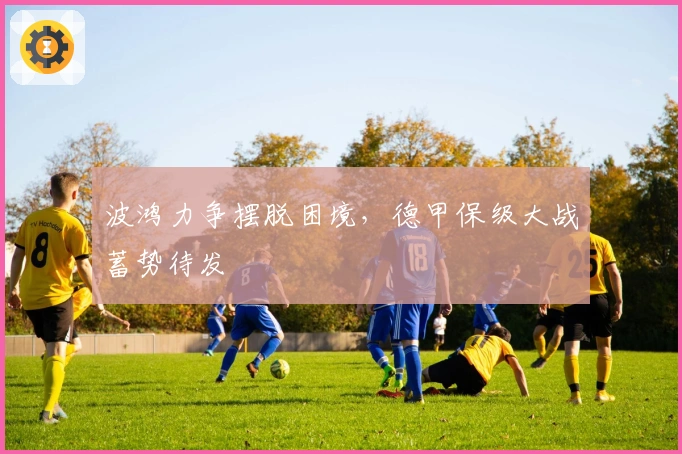 波鸿力争摆脱困境,德甲保级大战蓄势待发
